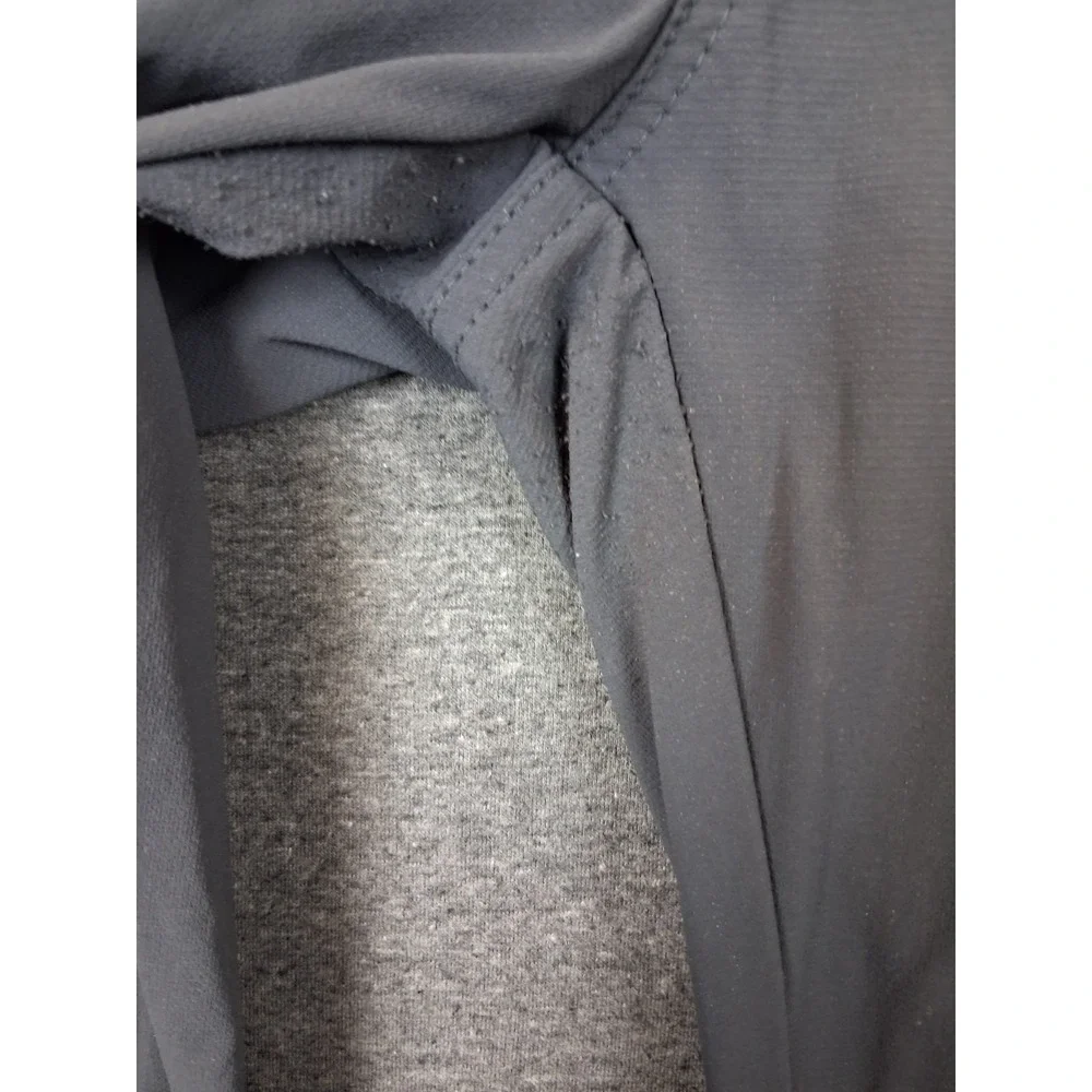 Eddie Bauer Womens Pants‎ 12 Gray Nylon Fleece Lined Outdoor Gorp Hiking Camping